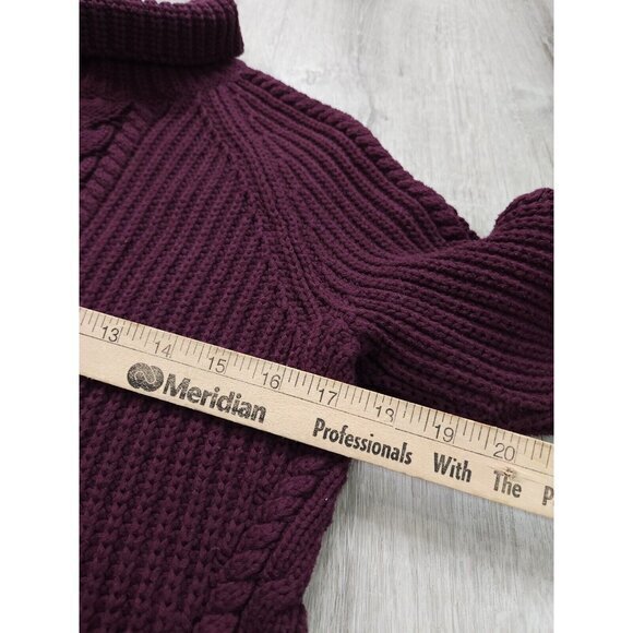 Lululemon Bring the Cozy Turtleneck Cable Knit Ribbed Sweater Womens 2 - Picture 5 of 8